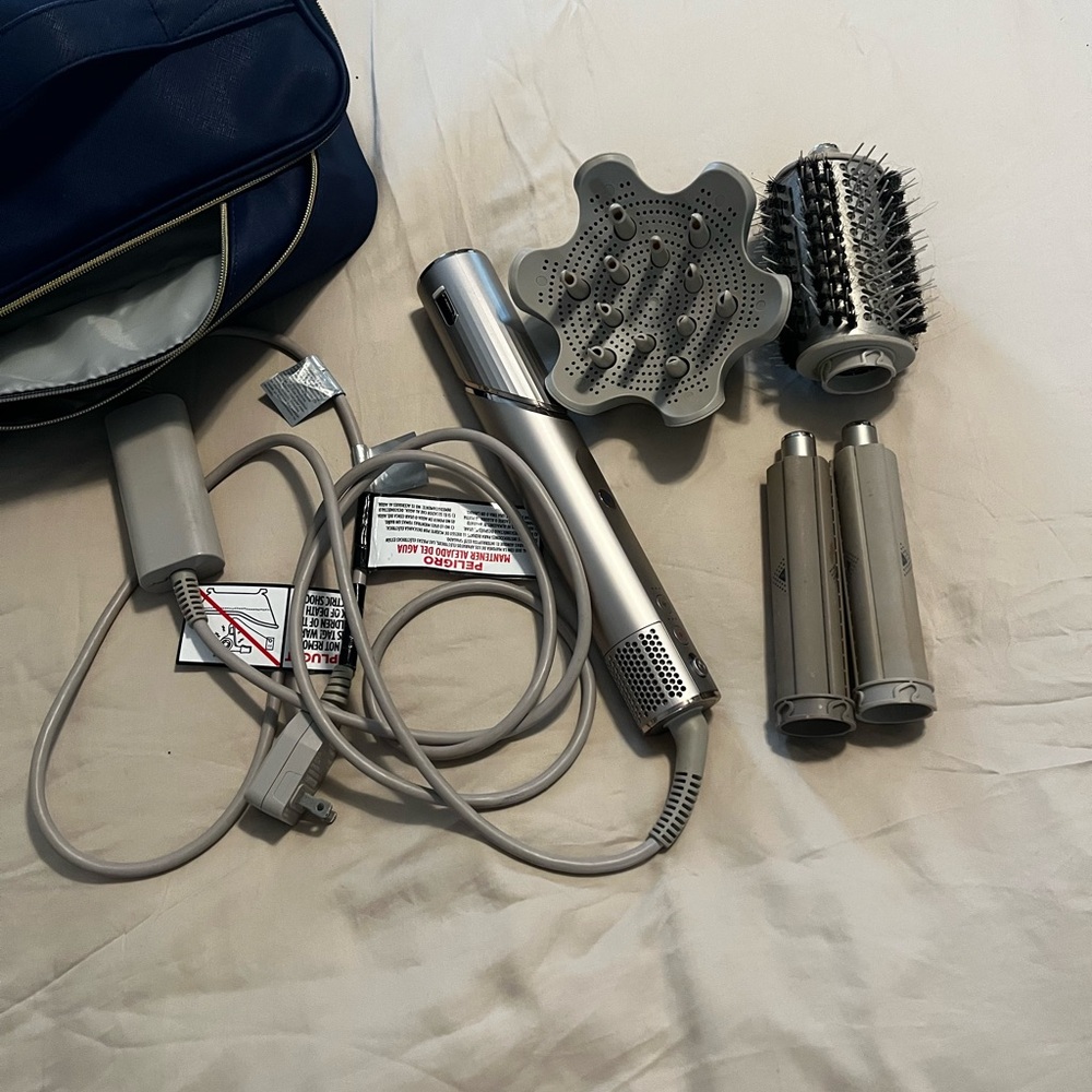 Silver Hair Styling Tool Set
